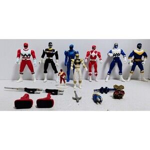 VINTAGE 90’S BANDAI MIGHTY MORPHIN POWER RANGERS 8 CT ACTION FIGURE LOT